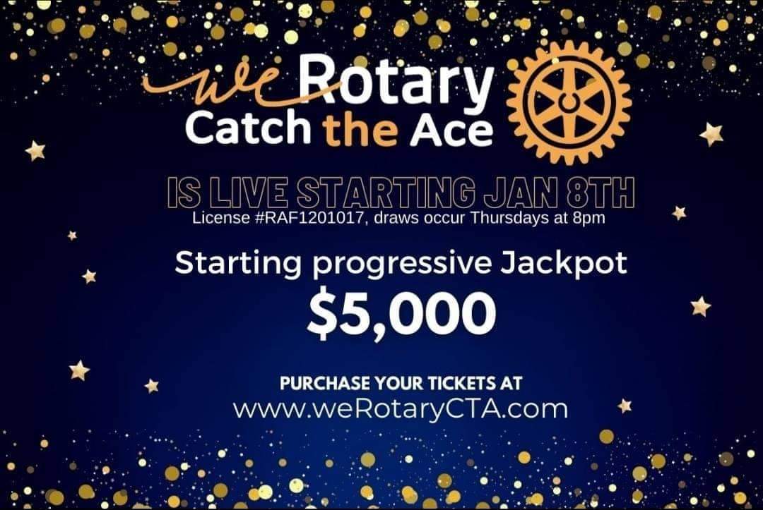 RotaryRoseland's tweet photo. Great way to start the New Year and help many charities supported by Windsor-Essex Rotary Clubs. Starts Friday January 8th....Buy your tickets for chance to win. Draw every Thursday starting January 14th, 2021 @ 8PM until won. #RotaryOpensOpportunities. #helpushelpothers #beahero https://t.co/B99rQ1Zgtl