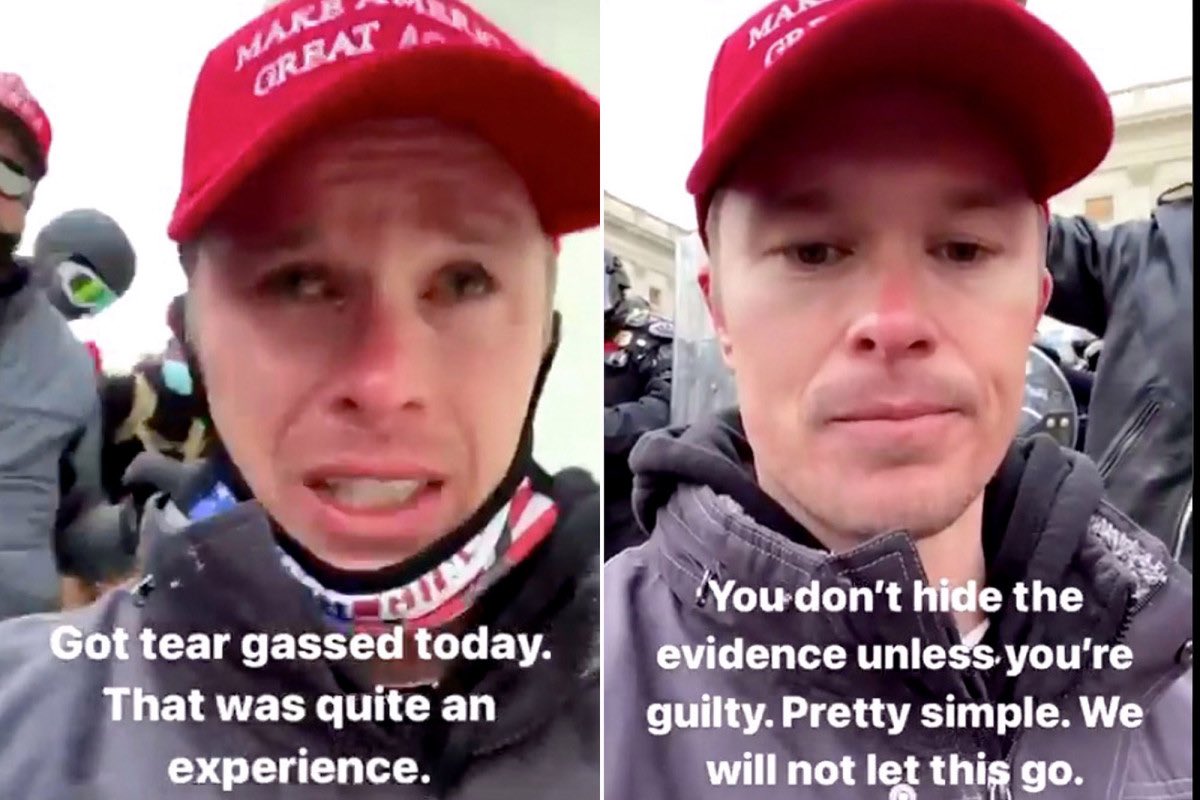 🚨BREAKING: Paul Davis, an insurance company lawyer from North #Texas has been FIRED after posting video of himself wearing a MAGA hat and attempting to breach the Capitol building with other seditious <a href="/GOP/">GOP</a> traitors.

ARREST AND CHARGE THIS MAN.🤬

nypost.com/2021/01/07/tex…