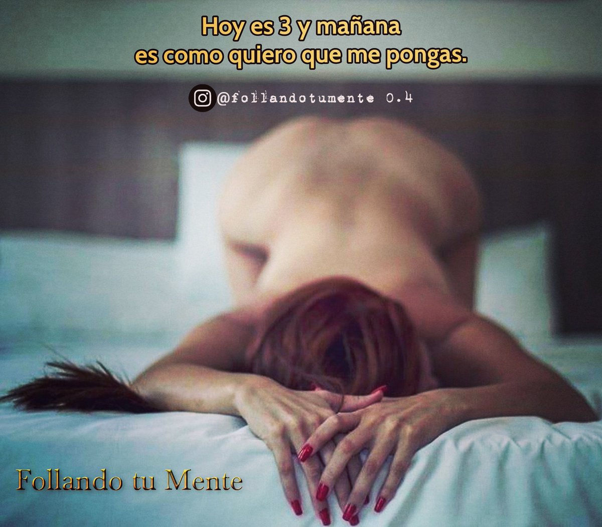 Follandotumente's tweet photo. 😈🔥🔥🔥🔥
#Diablos #erotismo #perversión #en4 #posesexual #ricorico #hothothot #follandotumente
Síguenos en nuestra cuenta erótica de Instagram
👉🏼@follandotumente0.4 https://t.co/mtDiOZe79D