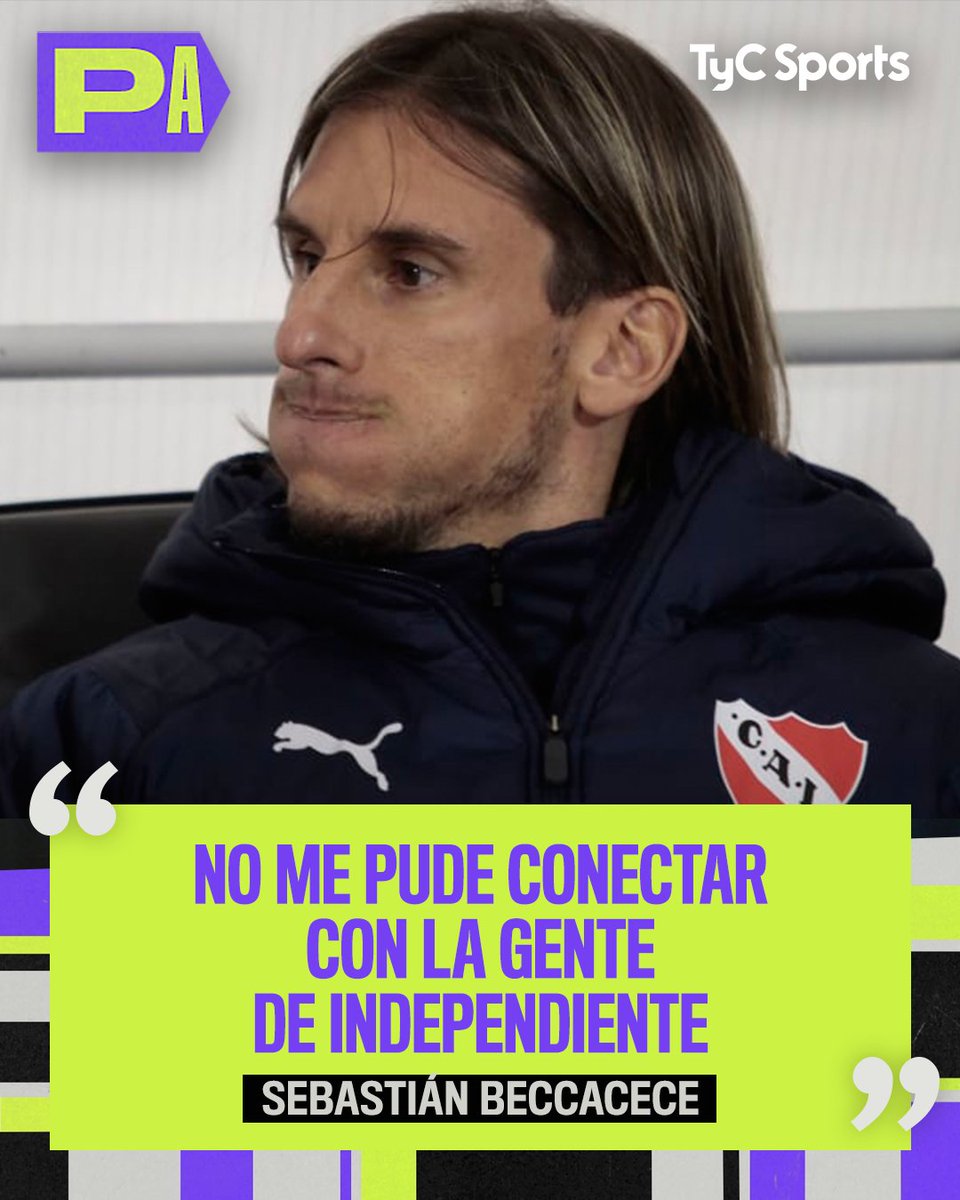 TyCSports's tweet photo. 🎙️Sebastián #Beccacese habló en @presionalta sobre su paso por el equipo de la vereda de enfrente de la Academia y caracterizó la falta de vínculo con el Rojo. https://t.co/T88cO530Gb