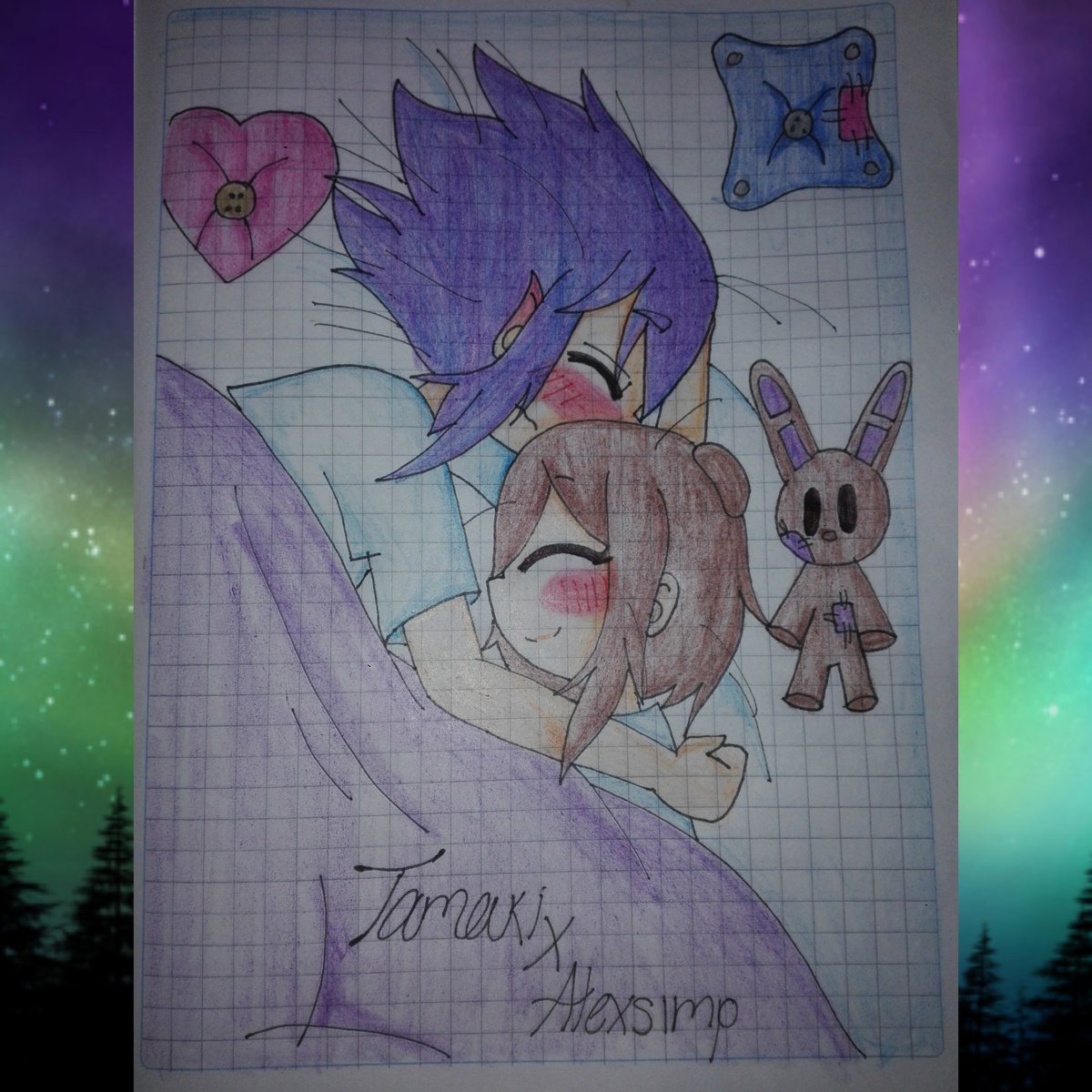 AtisutoNeko's tweet photo. Hola gente aquí un nuevo dibujo es de tamaño con una de mis tiktokers favorita alexsimp espero les guste, el vídeo ya esta en tiktok
#BNHAfanart #bnhaoc #bnhatamakiamajiki #tamakiamajiki #cute #kawaii #ilutration #draws #fanart #bnfyp #FYP #foryou #parati #artword #art #Sketch https://t.co/T6IB1lrX1u