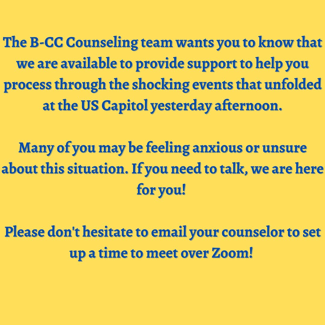 B-CC Counseling (@counseling_bcc) on Twitter photo We can help, feel free to reach out to your counselor!! We can help, feel free to reach out to your counselor!!