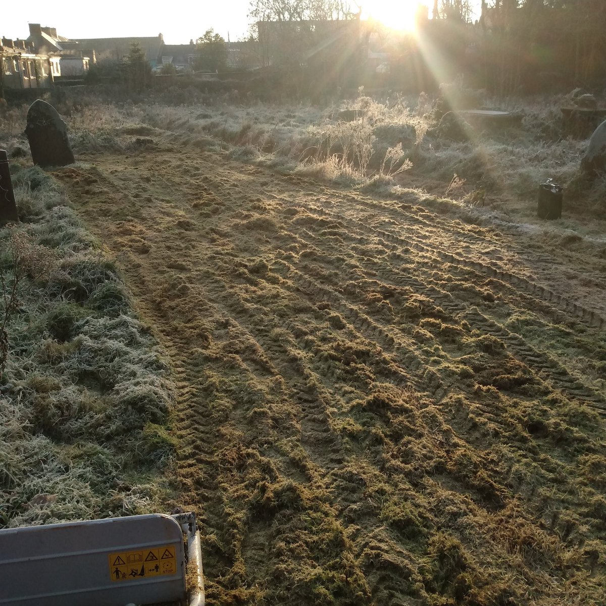 MeadowCreations's tweet photo. Cold frosty mornings beginning of bringing new life to a cemetery (pardon the pun!) establishing anew wildflower space for this summer for the surrounding communities to enjoy #wildflowers #greenspaces #mentalhealth https://t.co/siVSYRh6h0