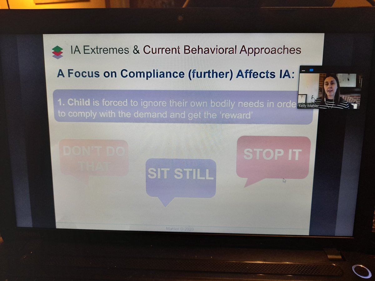 Wow, over 250 participants for <a href="/kmahlerkmahler/">Kelly Mahler</a>'s <a href="/RCOT_CYPF/">RCOT CYPF</a> webinar on #interoception! 🥳

Does a focus on compliance discourage children from tuning into their internal messages?

Check out February's webinar: eventbrite.co.uk/e/130029450587