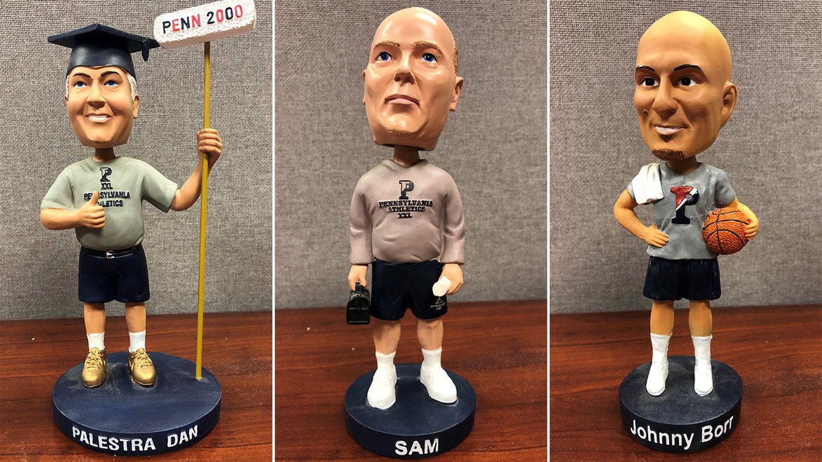 PennMBB's tweet photo. No way we're letting #NationalBobbleheadDay go by without giving "face" time to these favorites of ours! Can't wait to see all three of these guys in person soon! #Whānau https://t.co/1uC6tVUHG4