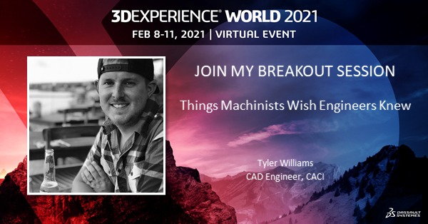 teej_cswe's tweet photo. Come check me out Tuesday morning at 1130!

Geared towards engineers who work with machine and sheet metal shops.

 #3DXW21 https://t.co/833QxHeaOd