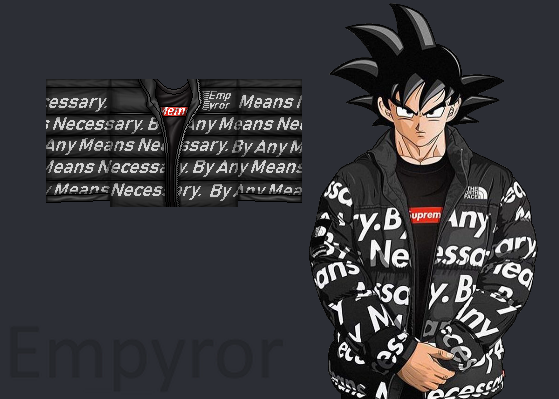 Goku Drip Template