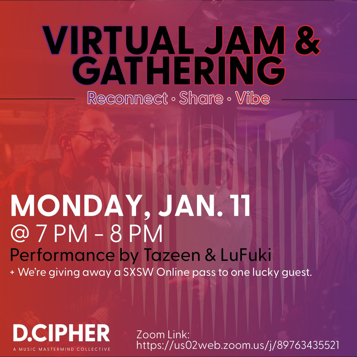 wearedcipher's tweet photo. Reconnect. Share. Vibe. Join us. https://t.co/pAwd5WDToA