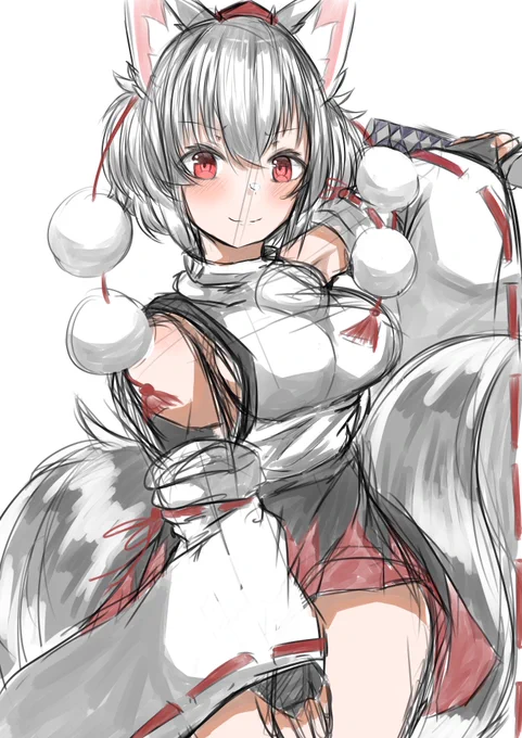 椛ちゃんラフ 