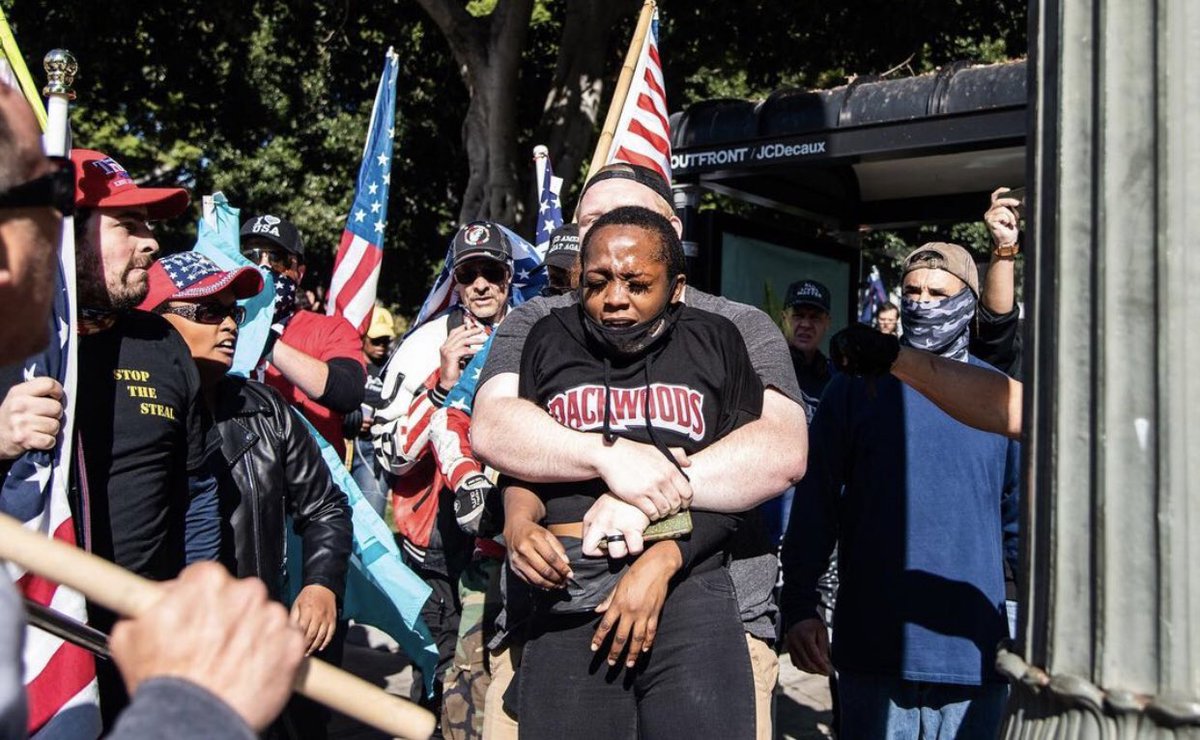 These are the names of some of the terrorists from yesterday’s #CapitolRiots. Here we have Roy Ball from West Covina. He along with other MAGAs assaulted a black woman for saying she didn’t vote for Trump.