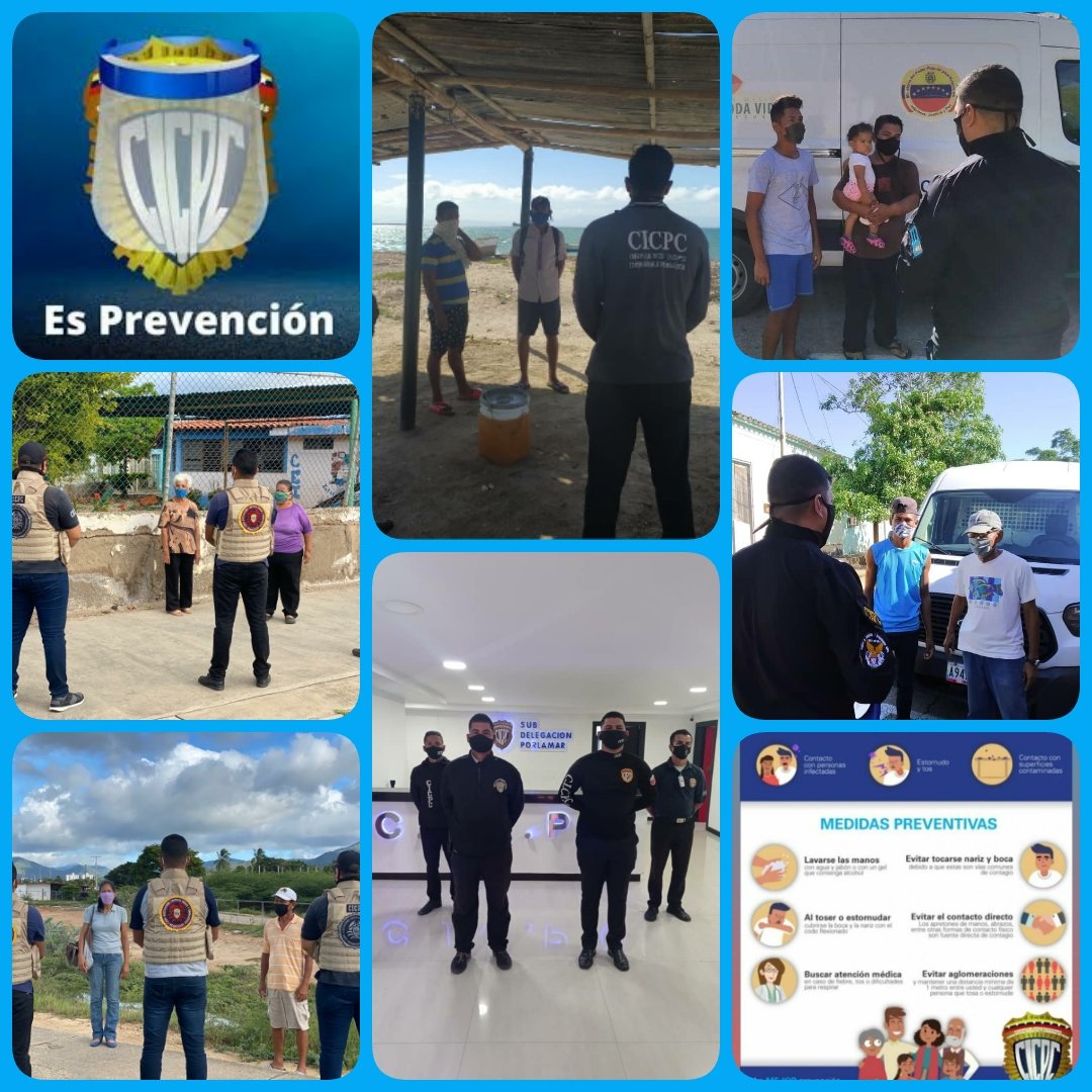 Equipo de Prevención Social Nueva Esparta continúa concientizando a la ciudadanía de los Municipios Mariño, Maneiro, Marcano,Tubores  sobre las medidas de Prevención para evitar la Propagación del Covid_19 👨‍👩‍👧‍👧Quédate en Casa 🏠😷