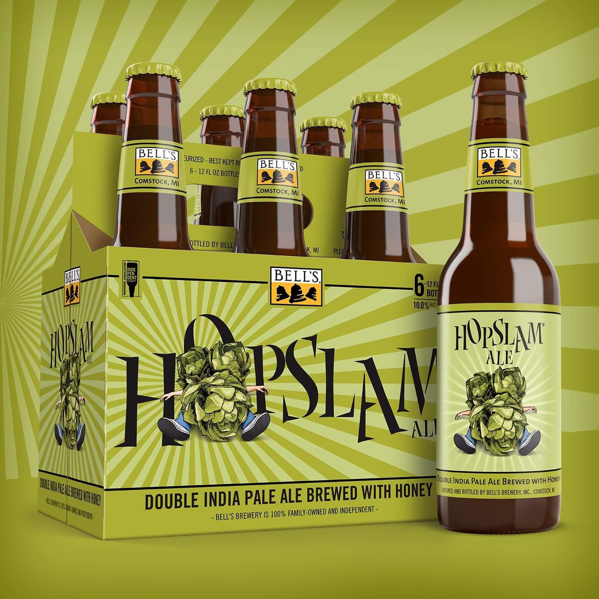 IT IS COMING SOOOOON!
Look for bottles instead of the green boxed cans closer to the middle of the month! This is JUST the kind of news we need right now! <a href="/BellsBrewery/">Bell's Brewery</a> #Hopslam
