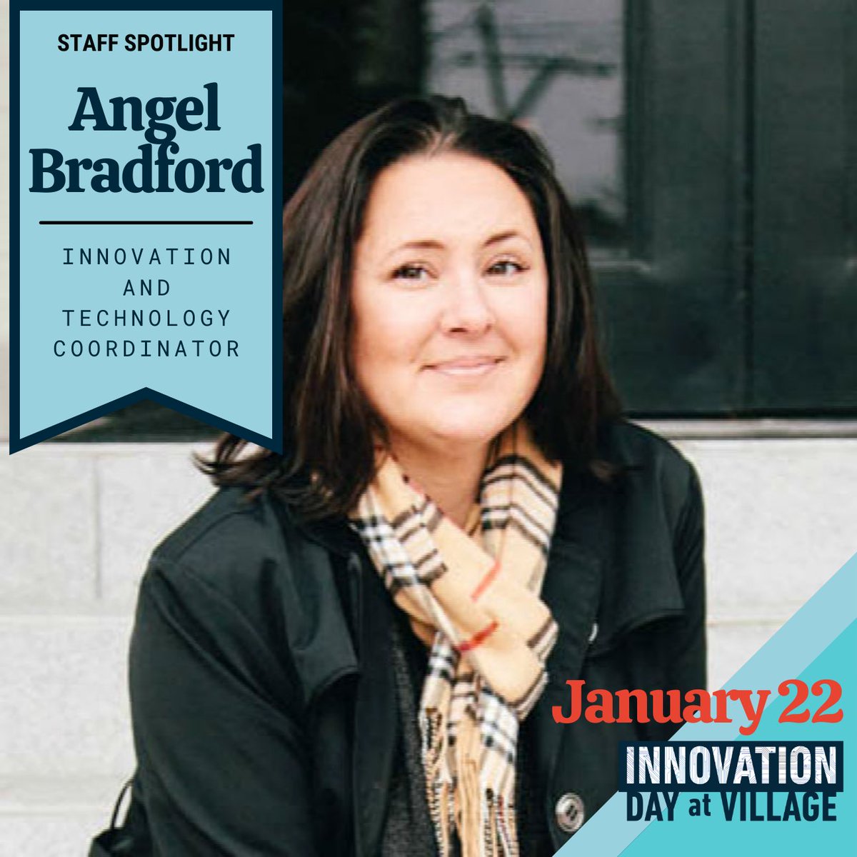 VillageVikings's tweet photo. As the innovation-guru and a member of the holistic development team at Village, Angel takes our staff and students beyond the traditional education experience to inspire life-long learners. Get your tickets to our virtual #InnovationDay on Jan. 22: https://t.co/94CQjk3OXQ https://t.co/puHcCztCoJ