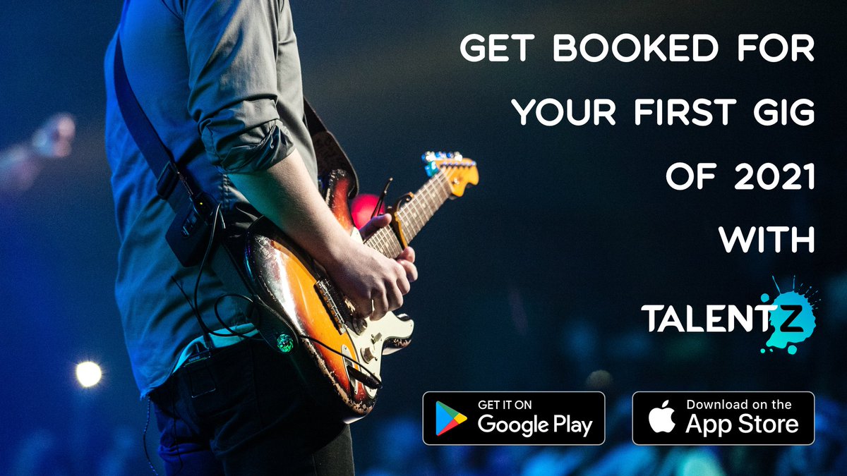 TalentZGlobal's tweet photo. Get your first gig of the year with TalentZ!

Find great live and virtual performance opportunities in 2021 on the TalentZ App.

Available now on Android and iOS.

Visit https://t.co/imYrhAxRva for more information.

#TalentZ #virtualevents #2021events #2021ready https://t.co/dPua2jq876