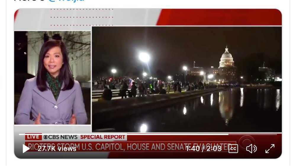 Weijia Jiang reporting live from the frontline for CBS News. Thank you  @weijia for your work  https://twitter.com/CBSEveningNews/status/1346974345395113988