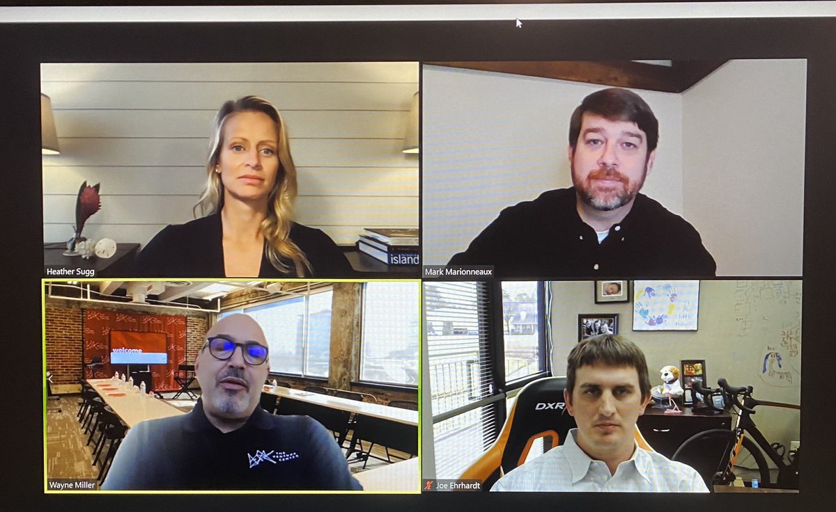 Enjoyed my conversation with @wmagency @HeatherSugg @VentureCenter @teslarsoftware. @BankofZachary is grateful for the collaboration on fintech partnerships. Thank you @TweddleKevin and  @icba for helping drive this effort forward. #whereyoubankmatters