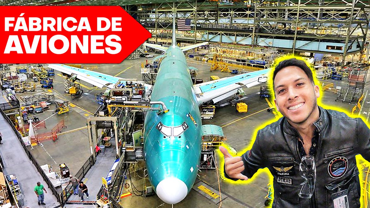 CapiTienda's tweet photo. Así es una FÁBRICA DE AVIONES por dentro! 😱
En este video te llevo de viaje a la fábrica de Aviones Boeing VIDEO! 😃👉🏽 https://t.co/n7mZzTkhKK https://t.co/nNiMNutJQ8