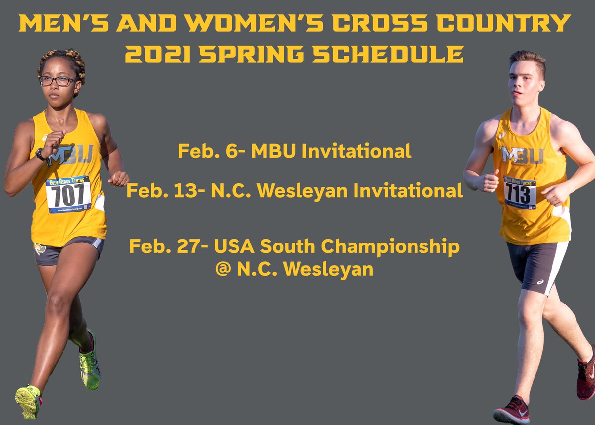 FightingMbu's tweet photo. Running into the new year! Hereβs the spring 2021 menβs and womenβs cross country schedule π πββοΈ
#MBUXC #FightingSquirrels
Photos from last season https://t.co/ld1HTIH972