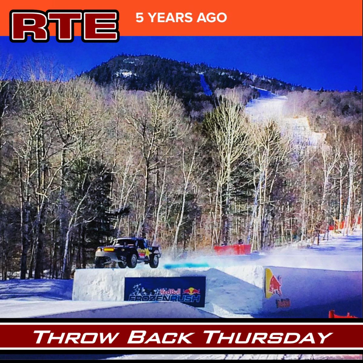 RaceTrackEngrng's tweet photo. Five years ago today...
.
A great #ThrowBackThursday to one of our all-time favorite events; @RedBull #FrozenRush at @SundayRiver. 
.
#RaceControl
#CircuitManagement
#TrackSafety
#PureBadassery https://t.co/BxTH2JYanu