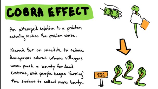 Have you ever heard about the “Cobra Effect?”If not, it’s time that you learn about it.