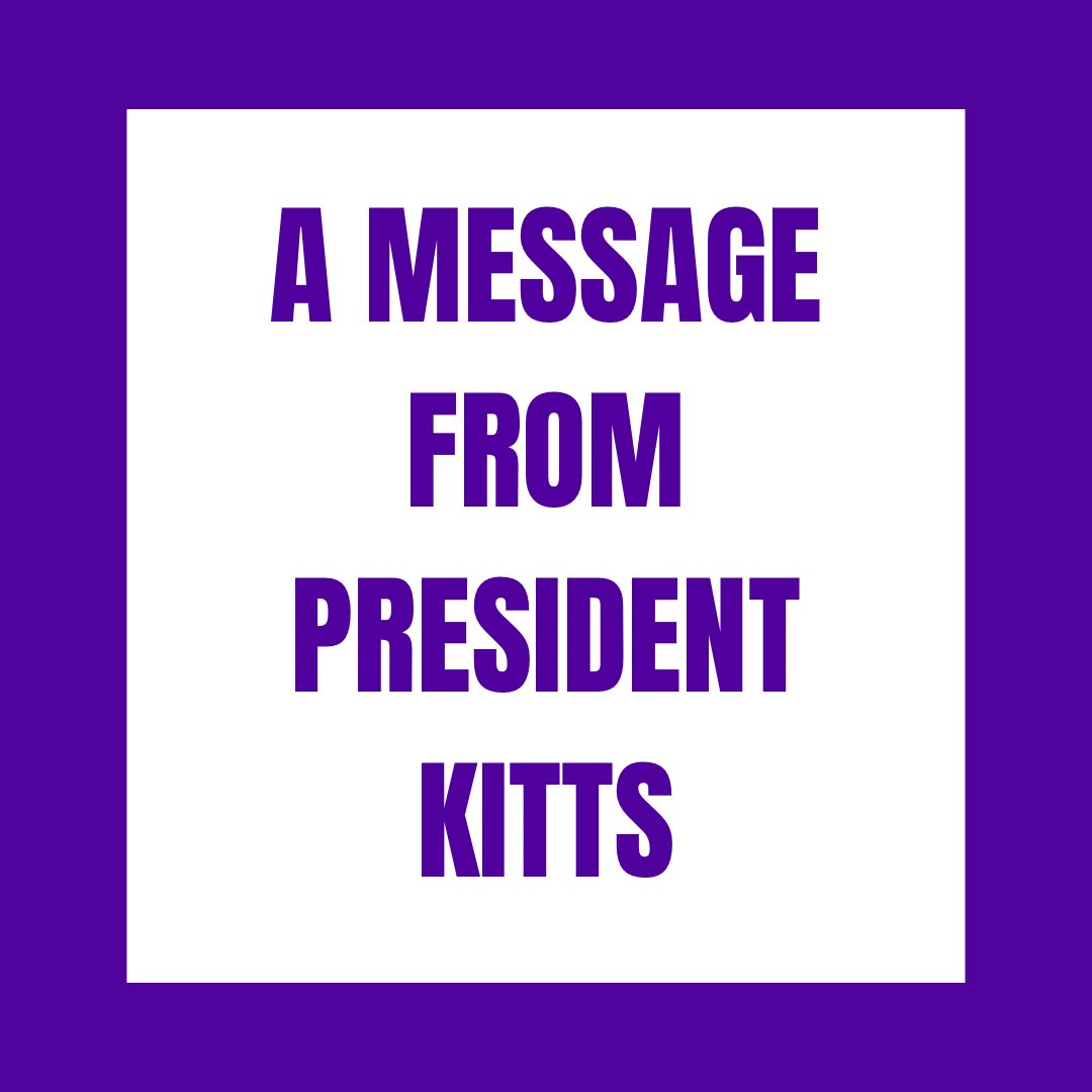 TheFlorAla's tweet photo. In response to the troubling events that have unfolded in the past couple of days, President Kitts has released a statement to the UNA Campus Community. 

The Flor-Ala would like to reiterate President Kitts’ point that violence is not the answer to our disagreements. https://t.co/GN9BOzLmdX