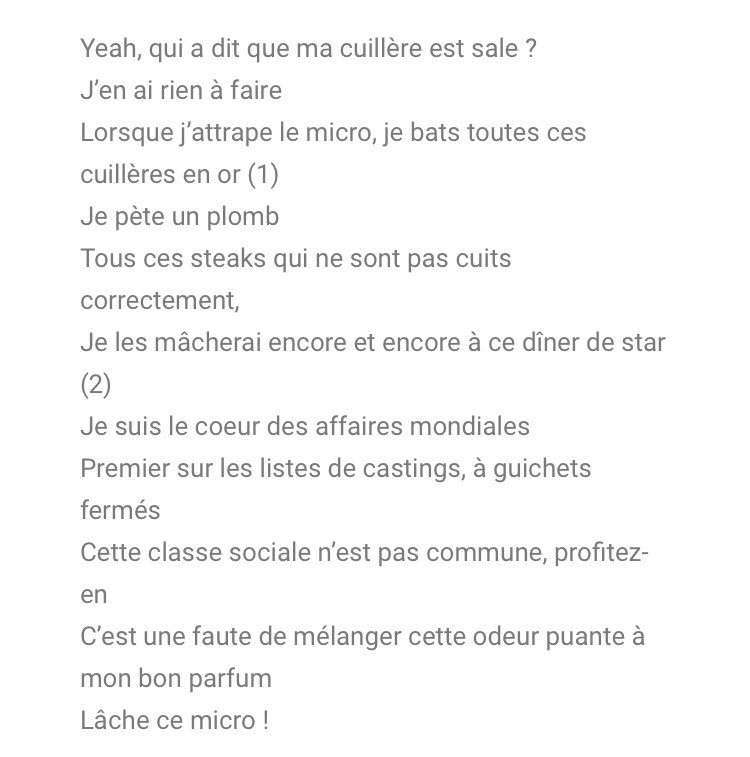 ils étaient trop sexy pour ça - mic drop