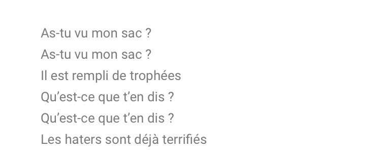 ils étaient trop sexy pour ça - mic drop