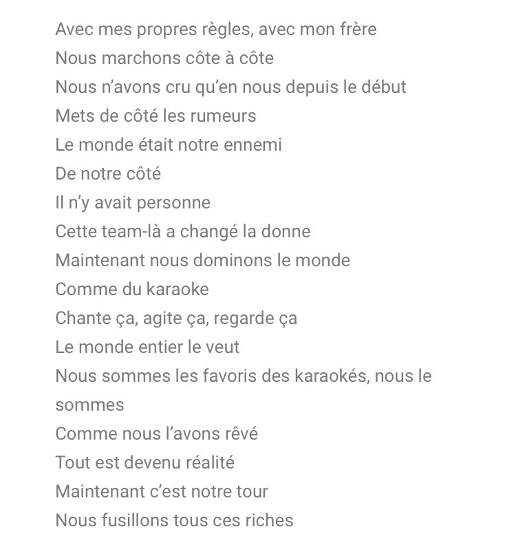 "comme nous l’avons rêvé, tout est devenu réalité. maintenant c’est notre tour, nous fusillons tous ces riches" - hangsang