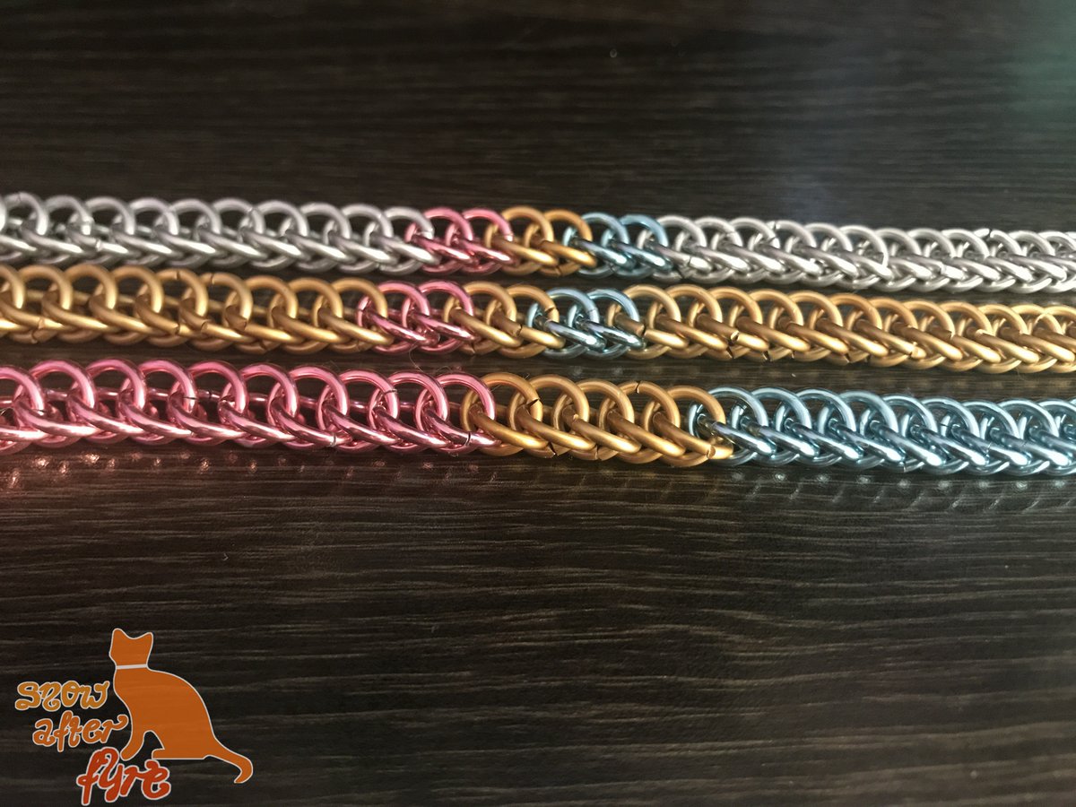 FyreSnow's tweet photo. show off your pan pride with this pansexual pride chainmaille bracelet by SnowAfterFyre on Etsy! https://t.co/vlcHsvmABz https://t.co/6a6G0GBXo1