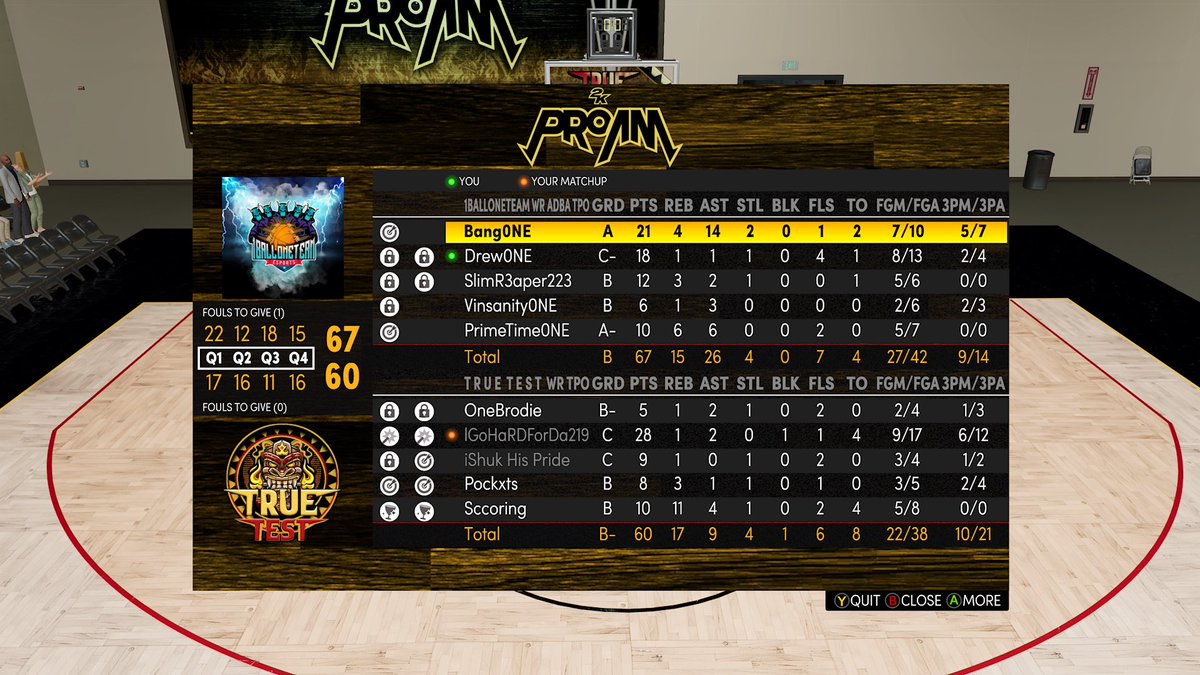1BallOneTeam1's tweet photo. We was locked in last night playing some matchups in the @TPOLeague #1BallOneTeam☝🏾🏀 #NBA2k21 #XboxSeriesx #ProAm #LockeIn🔒 https://t.co/G2LKSCQoBg