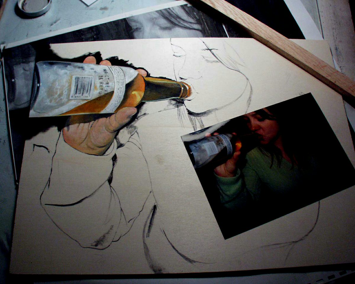 pan_nullo's tweet photo. #how_i_work #portrait #paintings #oilonboard #art #realism #foursteps for a good work #fineart #shootingallnightlong #arcomadrid #artfirstbologna https://t.co/UsNAuR6yGB