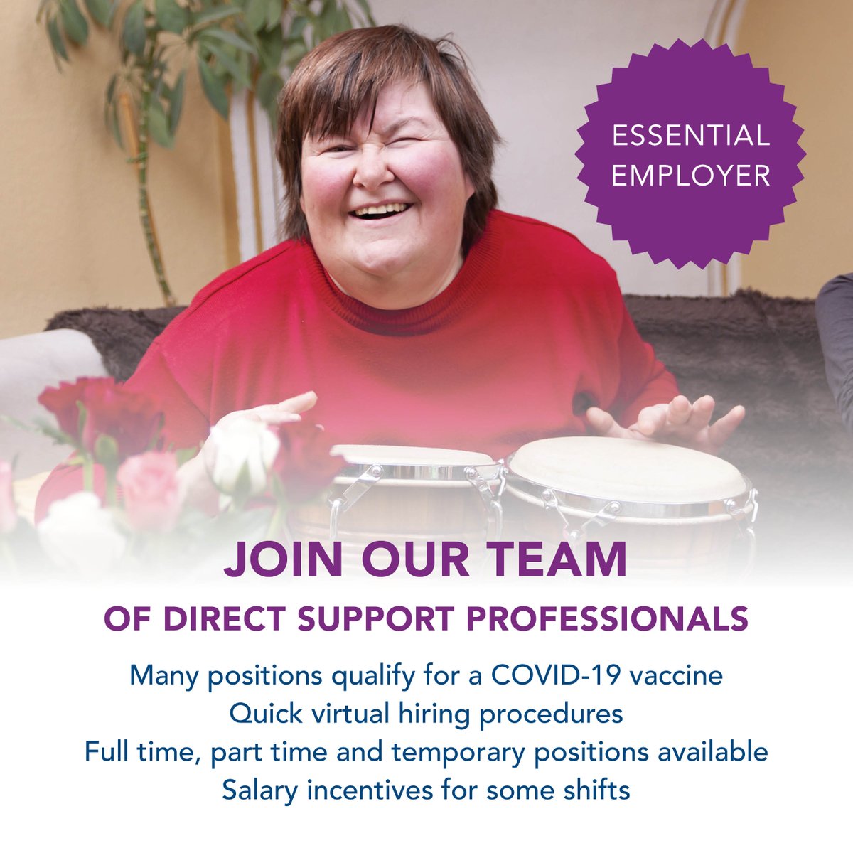 peopleincnews's tweet photo. Apply today at https://t.co/v7GXGI3m6n!
#wearehiring #jobs #nowhiring #hiring #joinourteam #humanservices #peopleinc #716jobs #wnyjobs #rochjobs #DSP #respiteinstructor #communityinstructor #primaryinstructor #directcare #directsupport #behaviortech #essentialemployer https://t.co/cvPZl5eoY1
