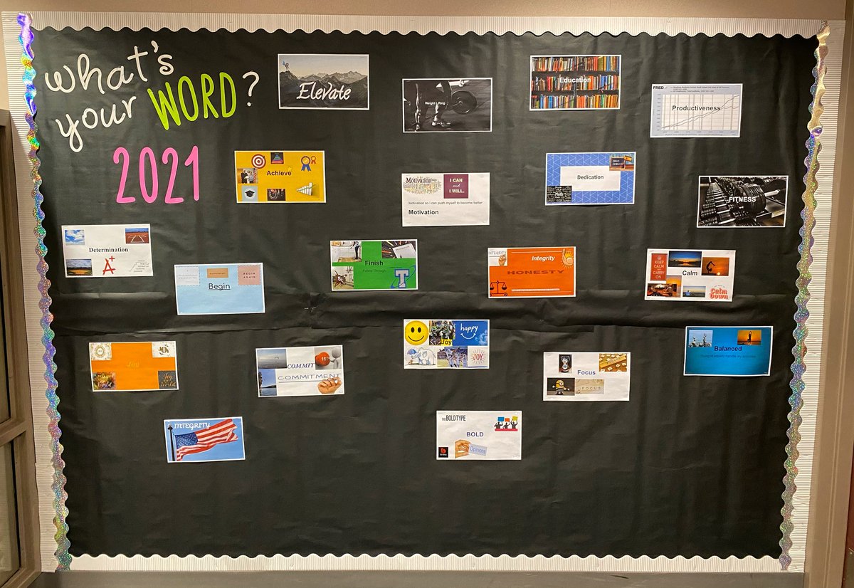 pms_library's tweet photo. What's your word? Instead of writing a resolution, pick a focus word! What do you need more of, what do you want to concentrate on, what do you need to improve? Let's focus on the inspiring, the positive, &amp; the possibilities of the year ahead! #inspire2021 #titanstogether https://t.co/yL6ZTr7Ikd