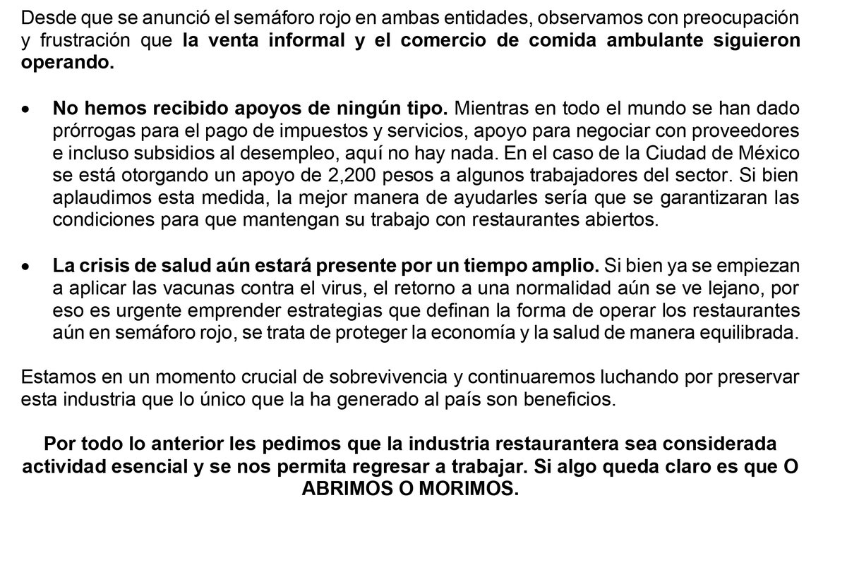 lagrangechurras's tweet photo. Lagrange Churrascaría se suma al llamado a las autoridades para que consideren al #MéxicoRestaurantero actividad esencial. Generamos millones de empleos y apoyamos a miles de proveedores locales. #AbrimosOMorimos #ServimosaMéxico https://t.co/0aYYnMY7al