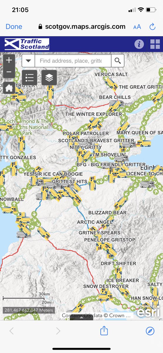 mrsmack78's tweet photo. Does any other country have awesome names for their #gritters and #snowploughs? Love Scotland 🏴󠁧󠁢󠁳󠁣󠁴󠁿 https://t.co/9OOUnZ65Th