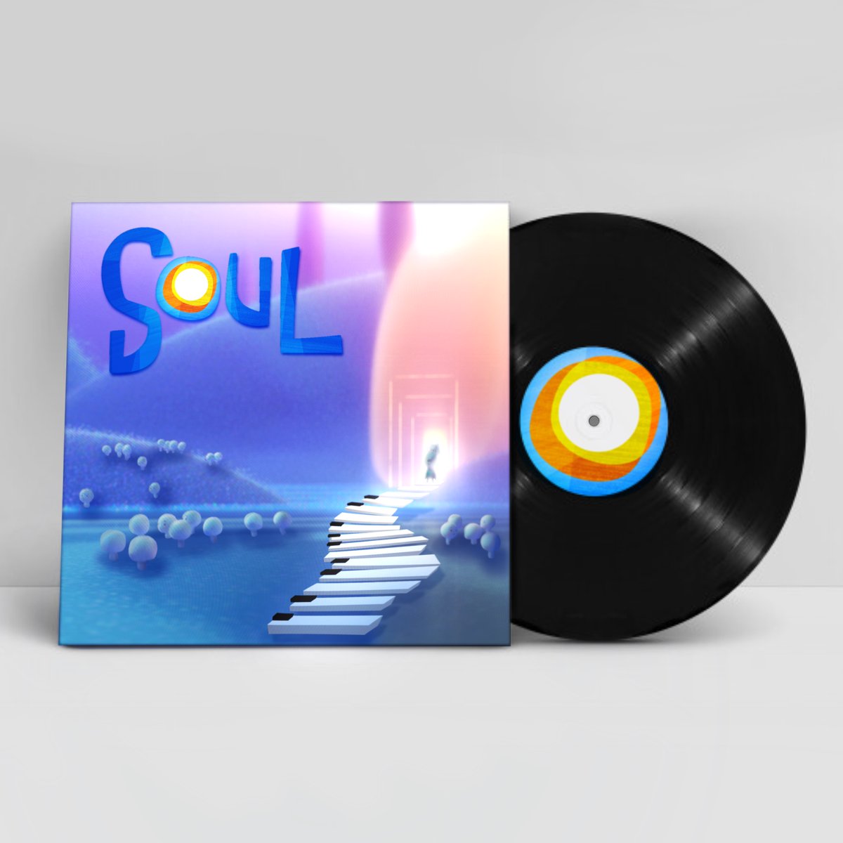AnaLucas23's tweet photo. Mi diseño del vinilo de Soul para el desafío de @creativecloud #AdobeArtandSoul #Contest #PixarSoul #Disney #SoulMovie #DisneyPlus https://t.co/lPy3rLmfwb