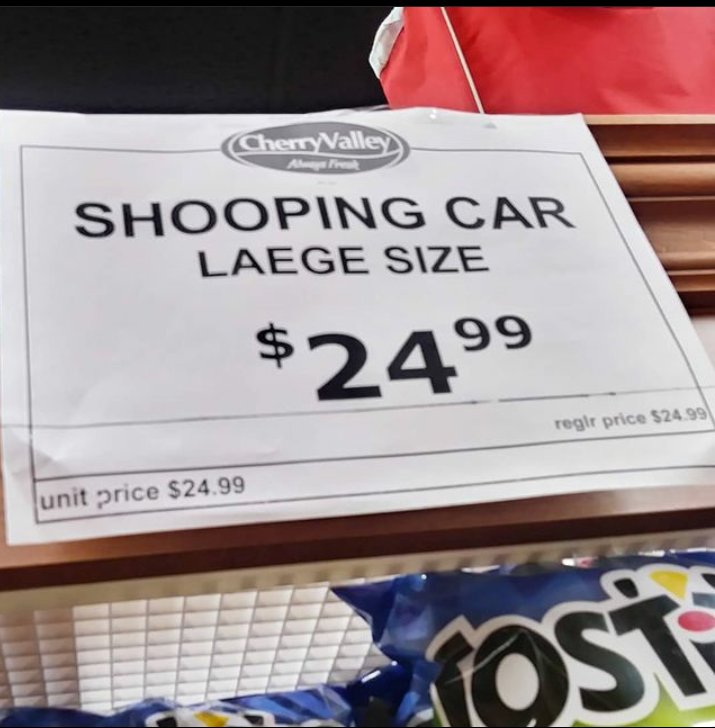 I'm just looking for potato chips. Can i get a laege size?  #supermarket #grammar #ny #manhattan #how #school #learning #comedy #lol #howdidthishappen #america #usa #education
