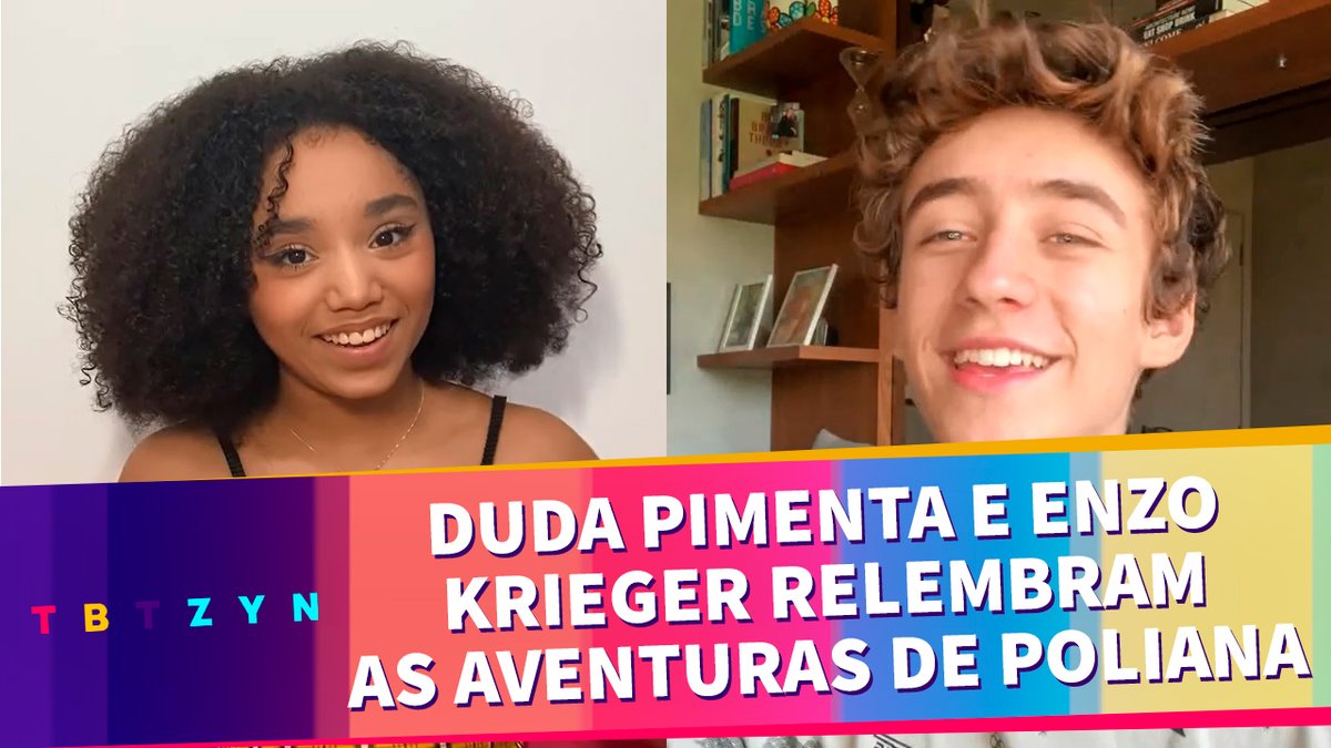 O #TBTZYN de hoje é com eles! O Enzo Krieger e a Duda Pimenta relembraram os melhores momentos de #AsAventutasDePoliana! Bora assistir? youtu.be/WAeAIiSz97o