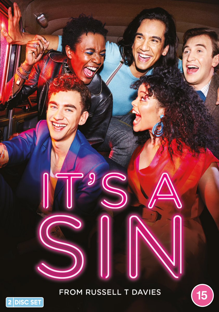 It's A Sin The brand new series from Russell T. Davies. Coming soon to DVD, Blu-Ray & Digital HD. Starring Olly Alexander, Stephen Fry, Neil Patrick Harris, & Keeley Hawes amazon.co.uk/Its-Sin-DVD-Ol… #ItsASin @alexander_olly @russelldavies63 @marsdoug @nathancurtis90