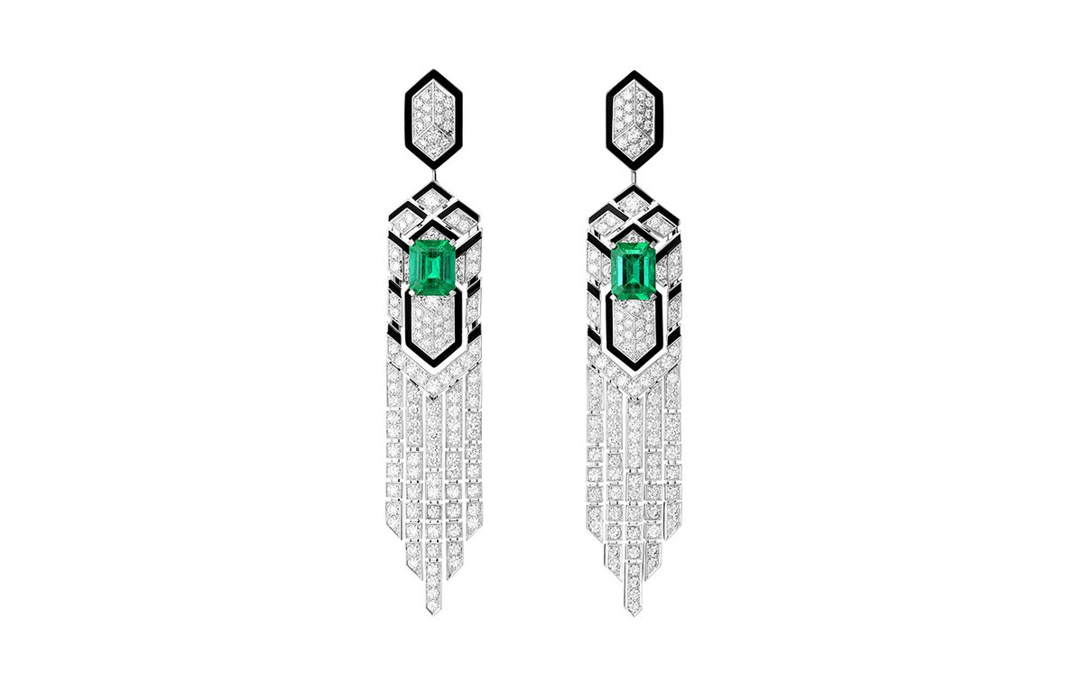 Boucheron did an enormous art deco collection a few years ago, these are some of the earrings.