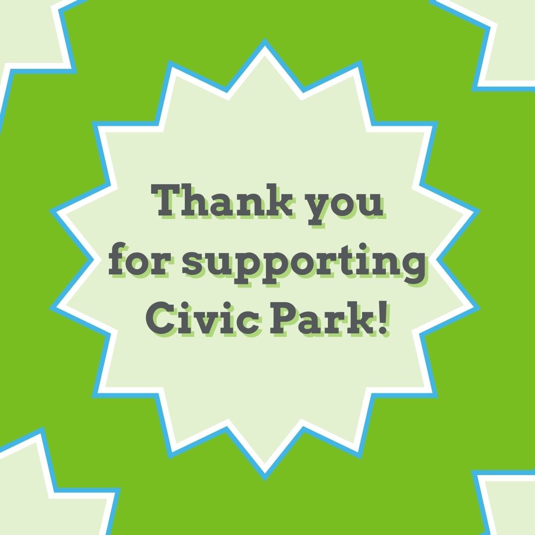 EugeneCivic's tweet photo. Thank you to everyone who gave to our year-end campaign to finish P1 of #CivicPark. A special thank you to @CapellaMarket, @VoodooDoughnut, & @LaneUnitedFC for providing great prizes!
Stay tuned to find out if you won our Give Play this Holiday Raffle! #GivePlay #CivicPlayOn https://t.co/XZLxUljtyi
