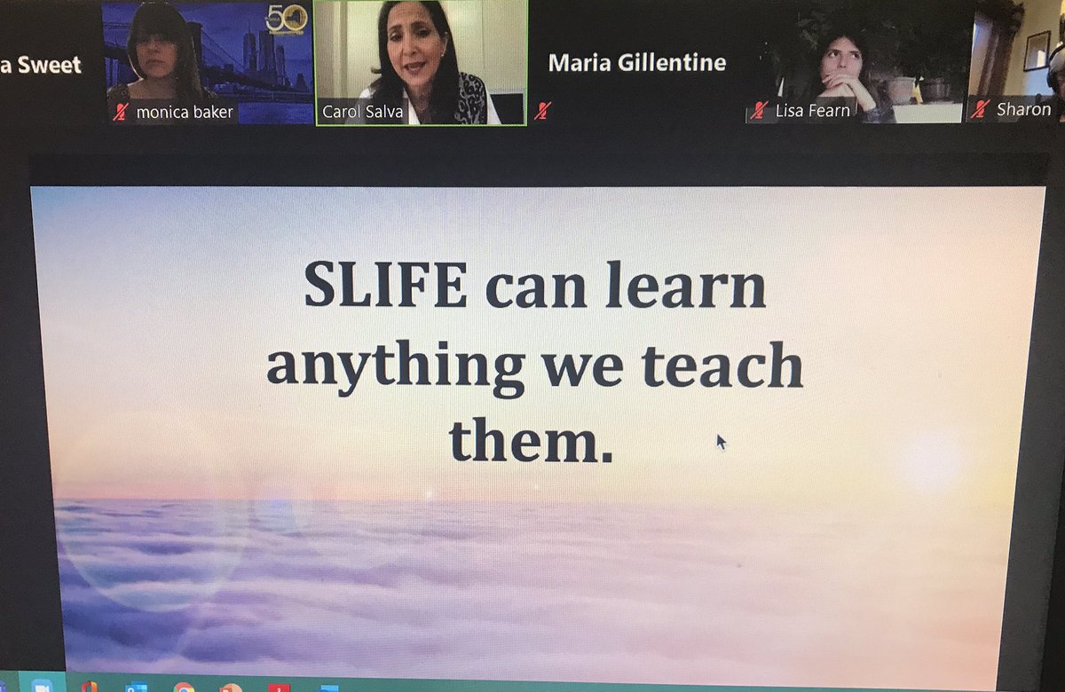 ShawnnaSweet's tweet photo. Soaking up everything @MsSalvac has to share with us in her @NYSTESOL webinar! An emphasis on empowering SLIFE by focusing on what they CAN do. #BoostingAchievement #MwRbern #Nystesol https://t.co/EknjaG8TnP