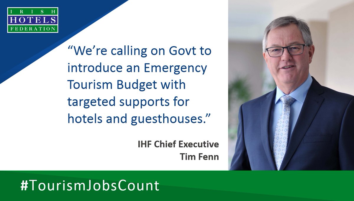 Irish hotels saw a €2.6bn hit to revenues in 2020. Govt must now urgently step up with additional supports #TourismJobsCount <a href="/MichealMartinTD/">Micheál Martin</a> <a href="/LeoVaradkar/">Leo Varadkar</a> <a href="/EamonRyan/">Eamon Ryan</a> <a href="/Paschald/">Paschal Donohoe</a> <a href="/mmcgrathtd/">mmcgrathtd</a> <a href="/cathmartingreen/">Catherine Martin</a> <a href="/Irishtourismind/">ITIC</a> <a href="/ElainaFitzKane/">Elaina Fitzgerald Kane</a>

IHF Statement 👉ihf.ie/uploads-2020/m…