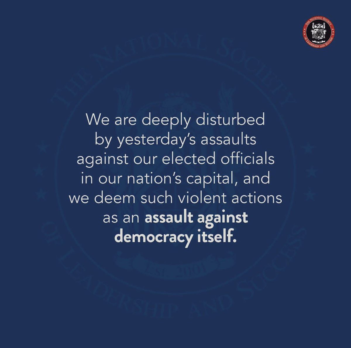 marlin_nsls's tweet photo. A message of Unity from @theNSLS #thensls #nsls #leadership https://t.co/PHjl0pIUXL