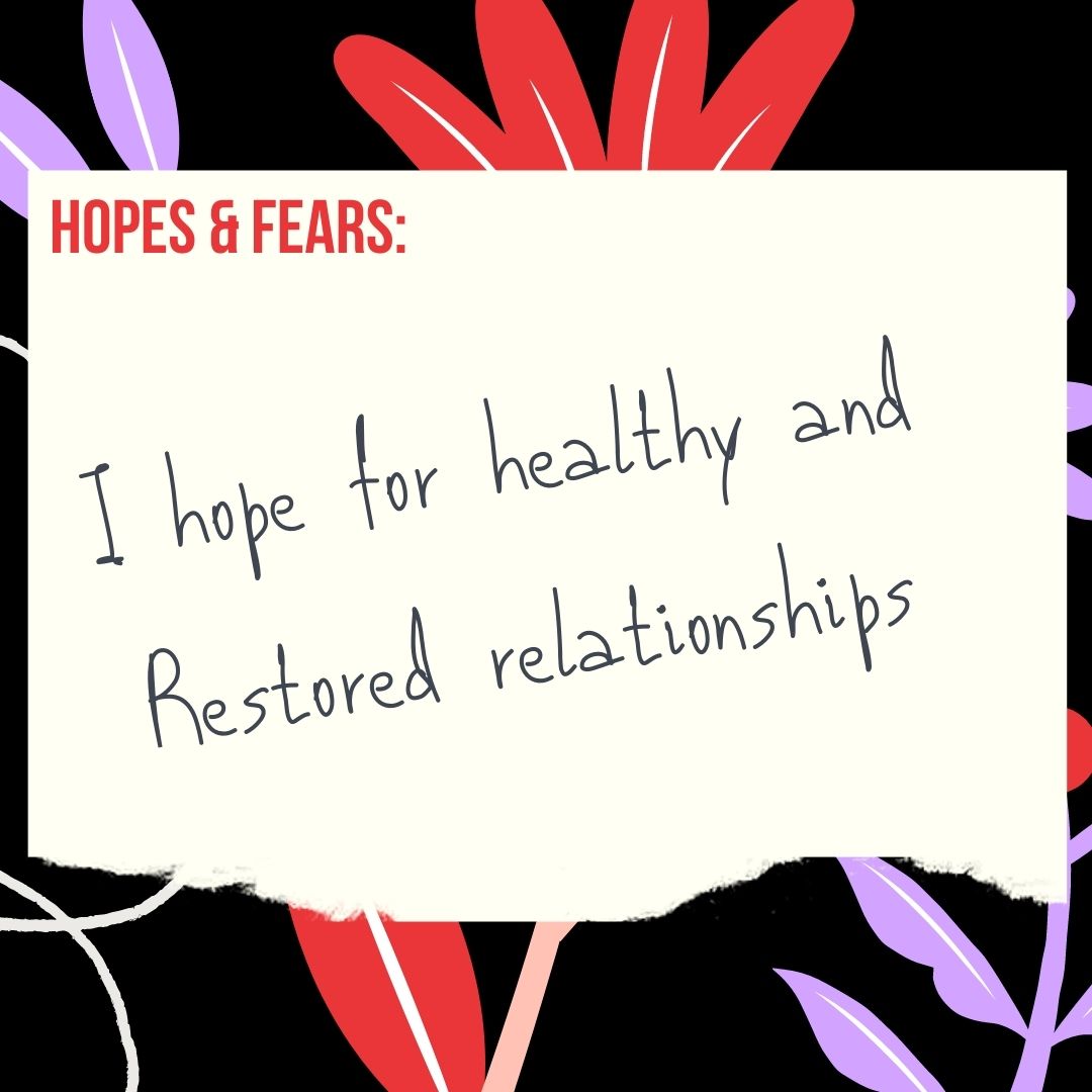 hwcommunity's tweet photo. During Highway’s Christmas Eve service, we invited our community to share their hopes and fears this Christmas. These have been rendered into a series of graphics which we’re sharing over social media this month. What are your hopes and fears for 2021? https://t.co/9q32Bvh5ql