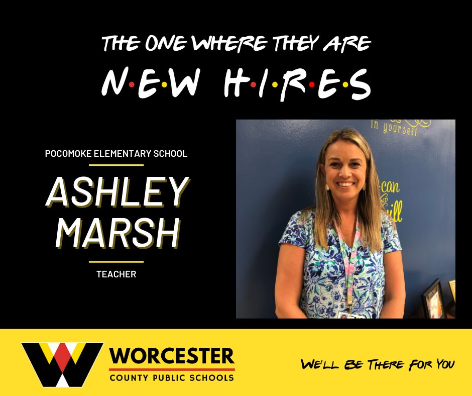 This week’s #WCPSStaffFeature is Ashley Marsh from <a href="/PocomokeElem/">Pocomoke Elementary School</a>.

#WeAreWorcester