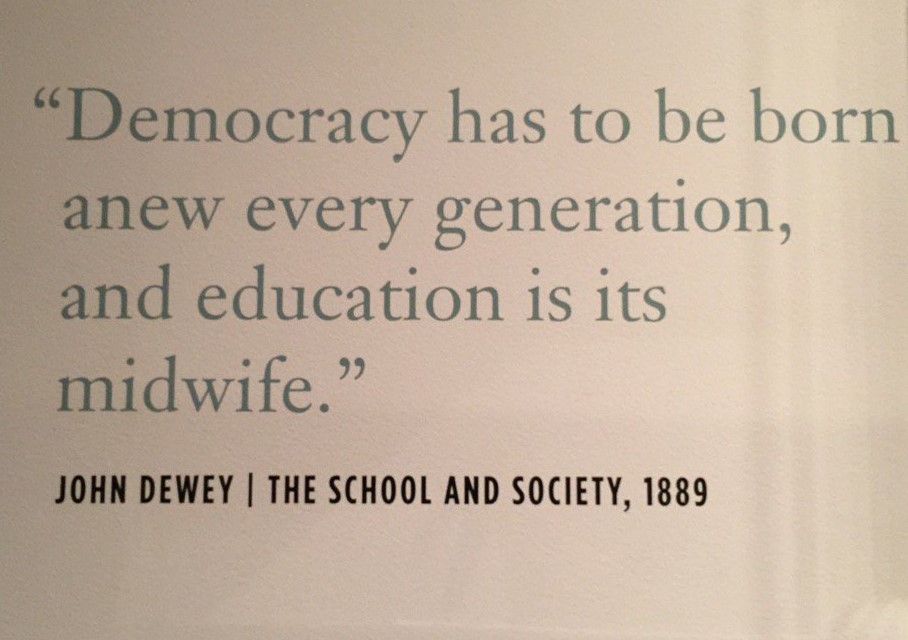 The article also criticizes educators for being more inclined to tell "students why American institutions are fundamentally corrupt than" teach them that "these institutions are an inheritance to be safeguarded."I say bravo, educators! Also, democracy is not to be inherited.