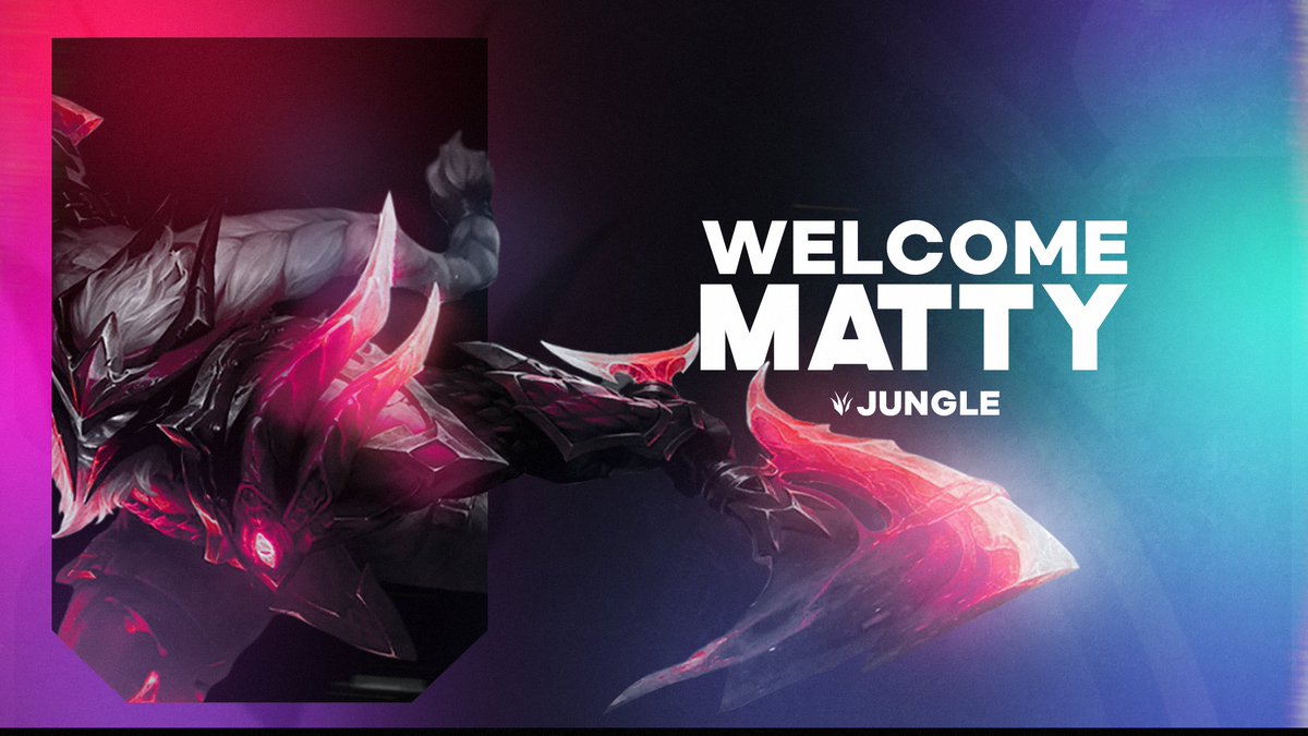 Hot off the press and ready to take your blue buff.

Welcome <a href="/lolMattyy/">Matty</a> to Supernova as our starting jungle for the 2021 Proving Grounds! #SNWIN💫