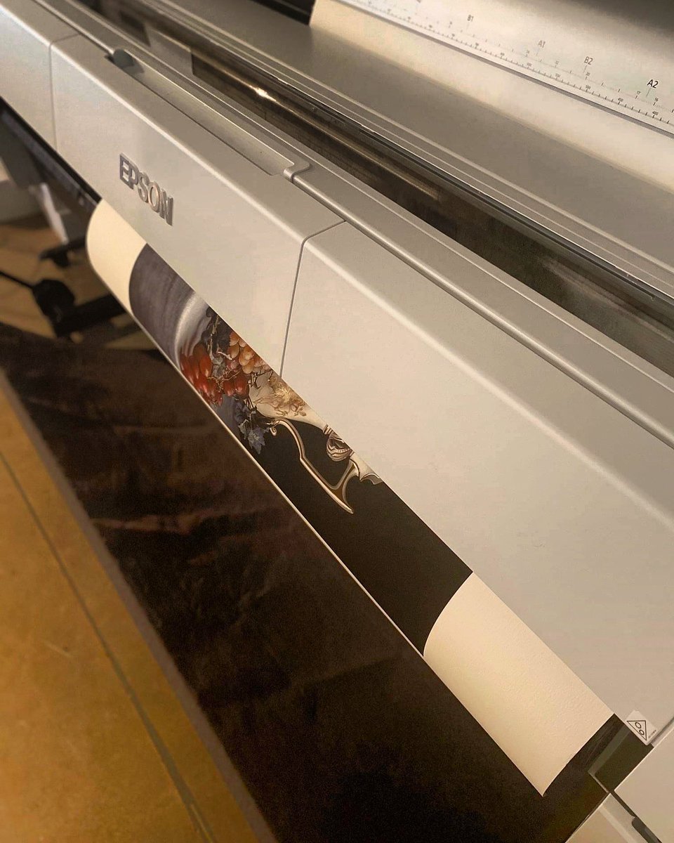 BTursack's tweet photo. brilliant: STUDIO
We just installed a new Epson 20000 printer. This 60” printer works in tandem with a new Epson 9570 and Canon PRO 6100 #printers. Each machine offers unique advantages for the differing types of archival prints produced for #photographers and #painters. https://t.co/QI6sZEXjH3