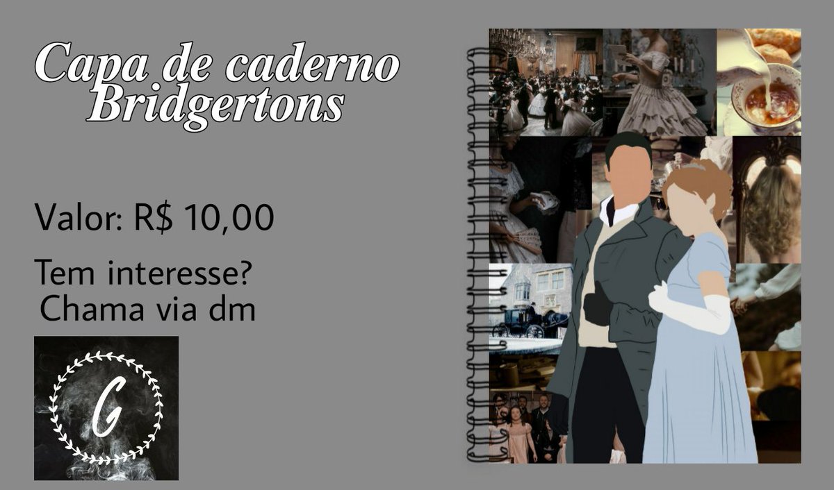 gravitycapas's tweet image. ➪Capa de caderno Bridgertons
Valor: R$10 
Gostou? Chama via dm 

//Jooh
